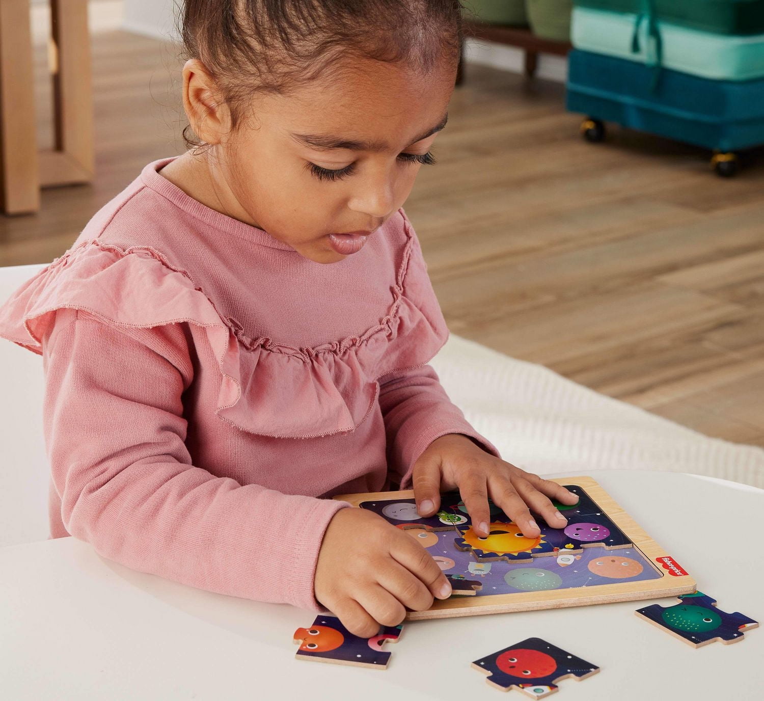 Fisher-Price Puzzle en bois Thème de l'espace - Exclusivité Walmart