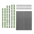 thumbnail image 5 of Dualoai Garden Hoops for Raised Beds Fiberglass Frame Plant Hoops Garden Arch Greenhouse 60pcs, 5 of 9