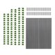 thumbnail image 5 of Aros de jardín para camas elevadas Suministros de jardinería Aros de túnel de cultivo Túnel de jardín 60 piezas, 5 of 9
