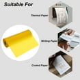 thumbnail image 4 of Unique Bargains 4.33'x295' (110mmx90m) Wax Thermal Transfer Ribbon, 1 Roll 1/2' Core Ink Out Barcode Ribbon with Core, Yellow, 4 of 6