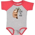 thumbnail image 3 of Inktastic I Live to Hug Cute Sloth on a Branch Boys or Girls Baby Bodysuit, 3 of 5