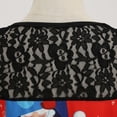 thumbnail image 4 of Qertyioot Robe de Noël Imprimée pour Femmes, Mode Hiver Manches Courtes Robe Vintage Décontractée, 4 of 7
