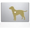 thumbnail image 1 of The Decal Guru I Love My Labrador Retriever Autocollant Vinyle Autocollant, 13" MacBook Pro (Modèles 2016 et Plus Récents), Or, 1 of 1
