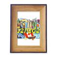 thumbnail image 1 of Montañas Rocosas CN Tower Maple Canada Graffiti Marco de imagen marco de escritorio, 1 of 4