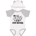 thumbnail image 3 of Inktastic My Best Friend is My Step Mother with Hearts Boys or Girls Baby Bodysuit, 3 of 5