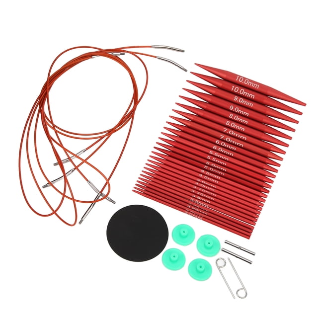 Knitting Set, Crochet Hooks Multifunctional Wide Uses Detachable For Hats For Sweaters For Socks
