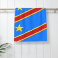 thumbnail image 5 of Congo Flag Hand Towel Ultra Soft Bath Towels Kitchen Dish Guest Towel For Spa Gym Home Decor 15.7"X27.5", 5 of 7
