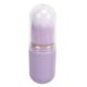 thumbnail image 5 of Cepillo para polvo de uñas en forma de cápsula, portátil, retráctil, de fibra artificial, para rubor, morado, 5 of 14