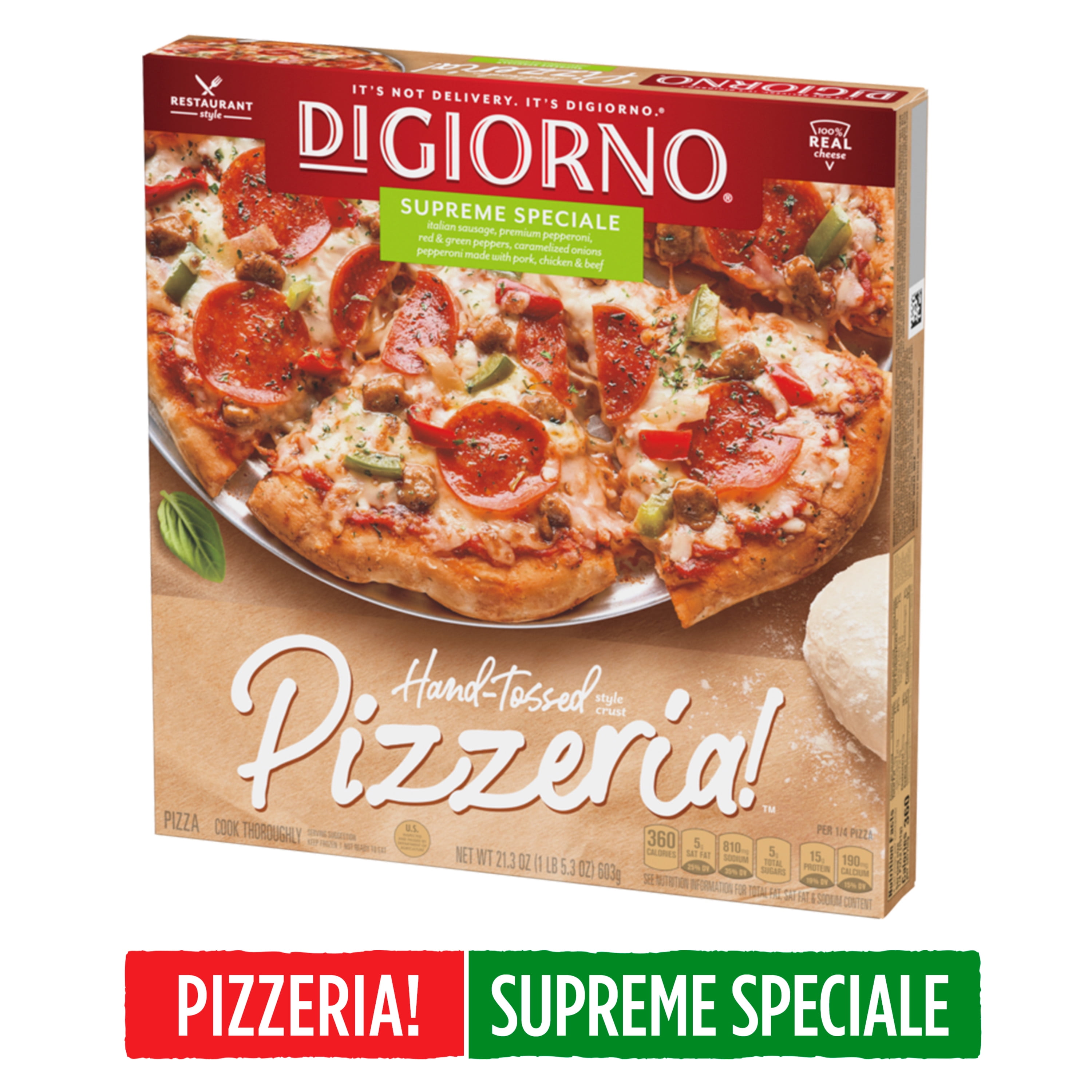 DiGiorno Pizzeria! HandTossed Style Crust Supreme Speciale Frozen