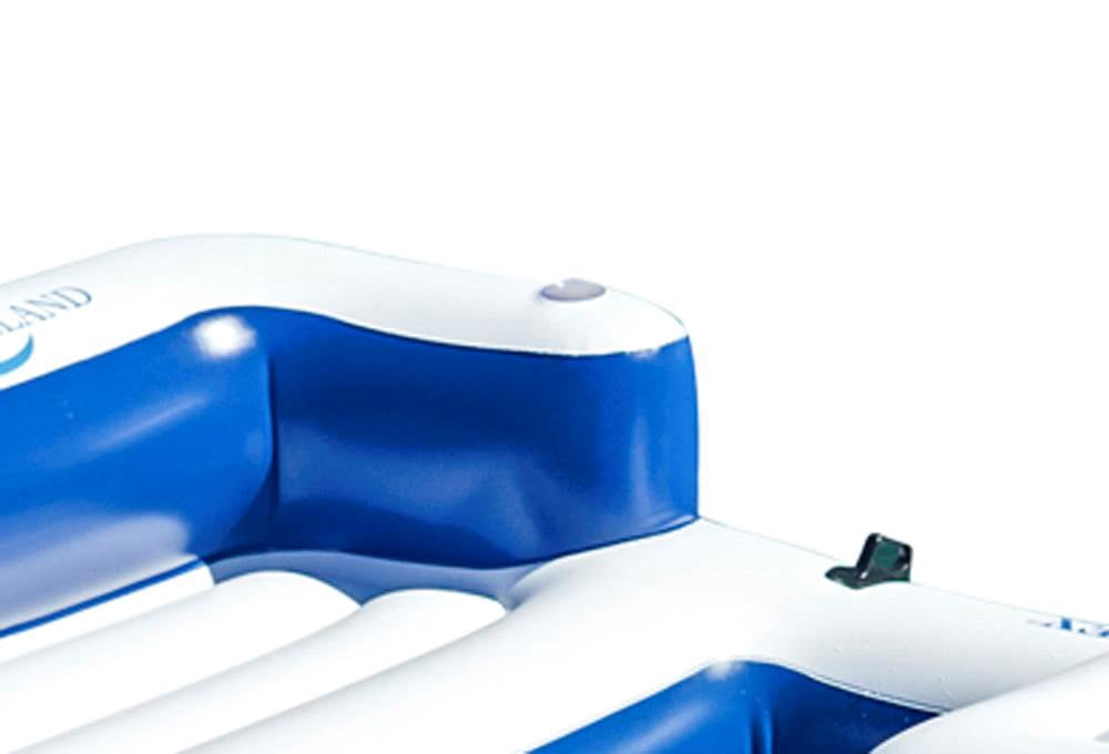 Intex Oasis Island Inflatable Giant 5 Person Lake/River Floating Fun Lounge Raft