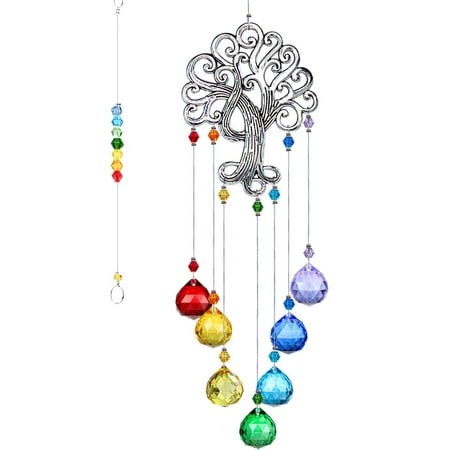 

Crystal Lighting Ball Pendant Glass Tree of Life