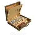 thumbnail image 3 of Bob Ross Master Artist Oil Paint Set Includes Wood Art Supply Carrying Storage Case Sketchbox w/ Palette, 3 of 6