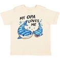 thumbnail image 3 of Inktastic My Opa Loves Me Whale Shark Boys or Girls Toddler T-Shirt, 3 of 5