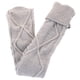 thumbnail image 1 of Juego de 2 medias largas de invierno, sobre la , calentadores de pierna alta de muslo de punto de algodón gris jinwen Stock de invierno largo, 1 of 8