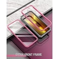 thumbnail image 4 of Poetic Guardian Case for iPhone 13 Pro, Clear Case with Built-in Screen Protector, Pink, 4 of 6