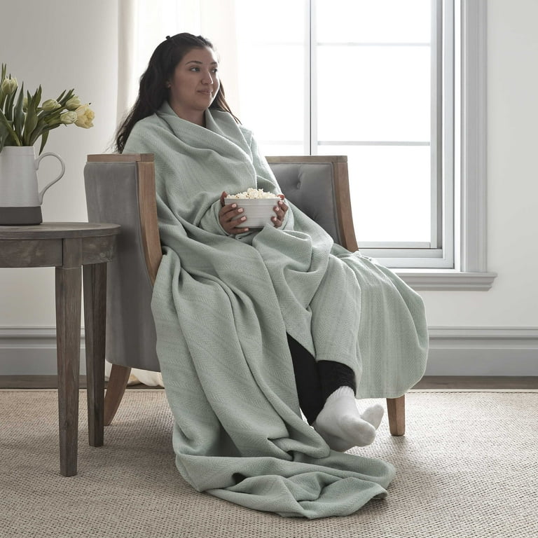 Vellux 100 Cotton Blanket Soft Breathable Cozy Lightweight