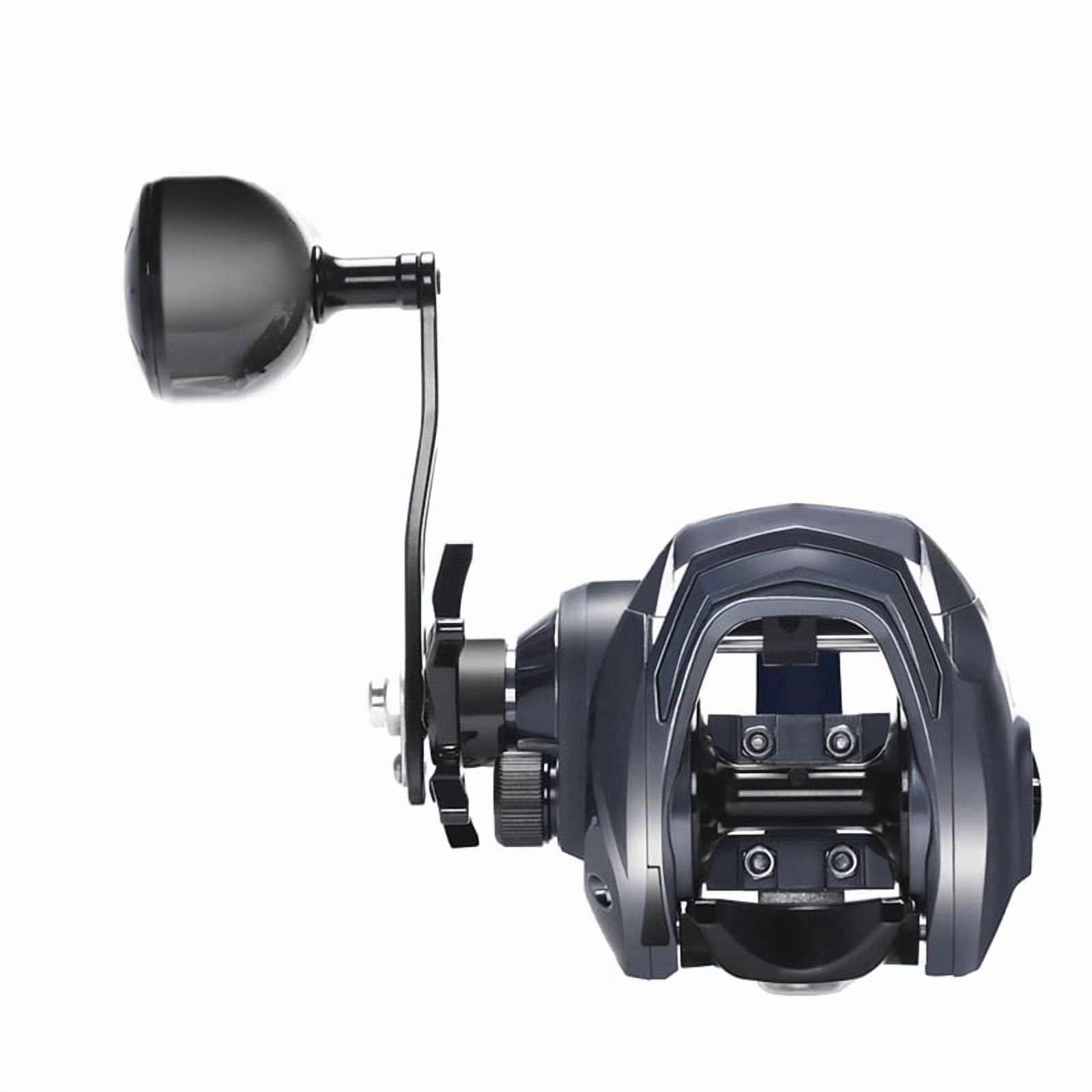 Water Drop Baitcasting Reel for Offshore Big Game and Surf Fishing Full Metal Body 6.4:1 Gear Ratio Left-Hand KD40S
