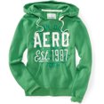 thumbnail image 1 of Aeropostale New York City 1987 Popover Sudadera con capucha para mujer, verde, XS Aeropostale Sudadera, 1 of 1