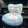thumbnail image 6 of SNGMN Doll Car Seat with Air Vent Clip & Stand, Mini Plush Accessories Chair for Dolls with Soft Furry Cushion, Cute and Functional Car Ornament for Blind Box Fans, Doll Collectors,Desk and Car Decor, 6 of 6