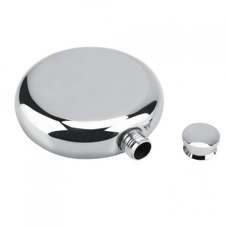 

Stainless Steel Whisky Flask Alcohol Flask Hip Flask 5oz/150mL For Picnic And Fishing Travel