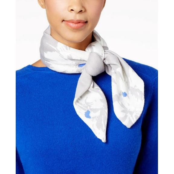 Vince Camuto Women's Floral Triangle Bandana & Scarves, Gray