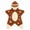 Z06-Brown, variant on Christmas Baby Starfish Onesie, Warm Romper, Soft Hooded Bodysuit, Cozy Winter Jumpsuit Outfits for Boys Girls