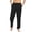 Black, variant on Men's Casual Pants Men All Season Fit Pant Casual All Solid Color Painting Linen Loose Plus Size Trouser Fashion Beach Pockets Pant White L