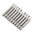 thumbnail image 3 of 10pcs SQ1-SQ5 Square Head Screwdriver Bits Set Hex Shank Magnetic Screwdriver, 3 of 8