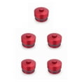 thumbnail image 1 of Ruiboury 1/2/3/5 Couvercle de Filtre à Huile en Aluminium Haute Performance pour N53N55 10°?Réduction pour N52 Rouge 5 Pcs, 1 of 6