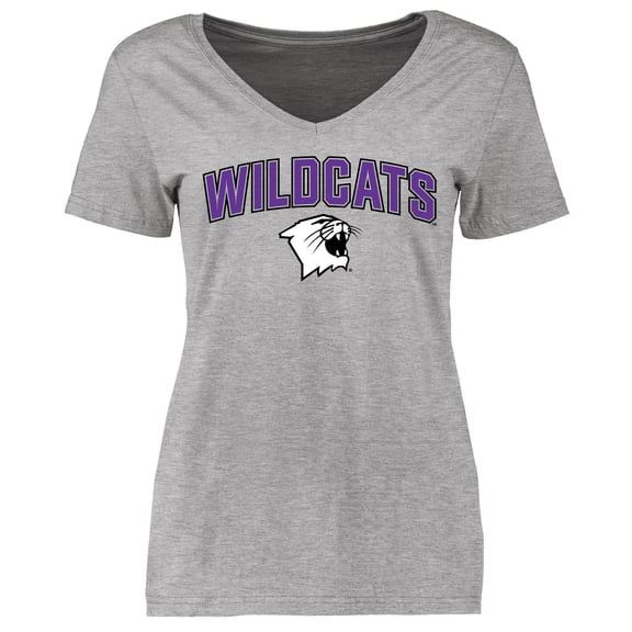 Women's Ash Northwestern Wildcats Proud Mascot T-Shirt