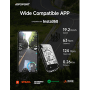 iGPSPORT BSC100S GPS Bike Computer, Wireless 2.6 Bluetooth ANT+ Waterproof Cycling Computer