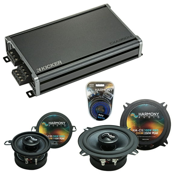 Fits Chevy Corvette 2005-2013 Factory Speakers Upgrade Harmony C35 C5 & CXA360.4