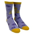 thumbnail image 2 of Women's Yeah, That's Gonna Be A No for Me Socks Funny Lazy Introvert Graphic Novelty Footwear, 2 of 7