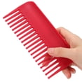 thumbnail image 3 of Hair Style Comb, Wide Tooth Comb Flexible Structure Multifunctional Without Handle  for Travel Use Black,Red,Gray,Blue,Green, 3 of 7
