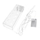 thumbnail image 3 of Florero rectangular Florero de acrílico Florero de arte Florero Contenedor de flores Arreglo floral para mesa Centro de mesa Fiesta Hogar Estante 30x10x6.5cm 12 agujeros, 3 of 9