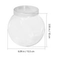 thumbnail image 3 of LIFKOME 3 Pcs Pot à Biscuits Rond Transparent Design Simple Rangement pour Familles, 3 of 8