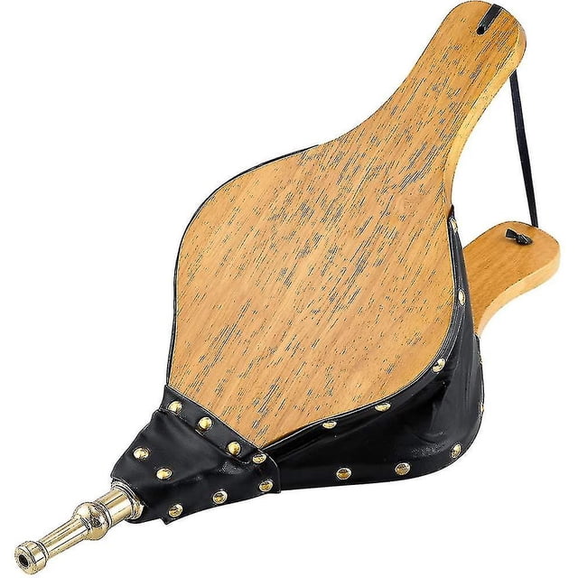 Fuelle para chimenea, boquilla de soplador de aire de madera fundida para parrilla de barbacoa para acampar al aire libre Chimenea , bomba de fuelle de mano, accesorios para barbac