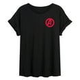 thumbnail image 2 of Marvel The Avengers - Captain America Comic - Women's Oversized Graphic T-Shirt, 2 of 5