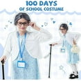 thumbnail image 2 of Lyacmy 100 Days Blue Old Lady Costume, 100th Grandma Granny Dress up, 2 of 6