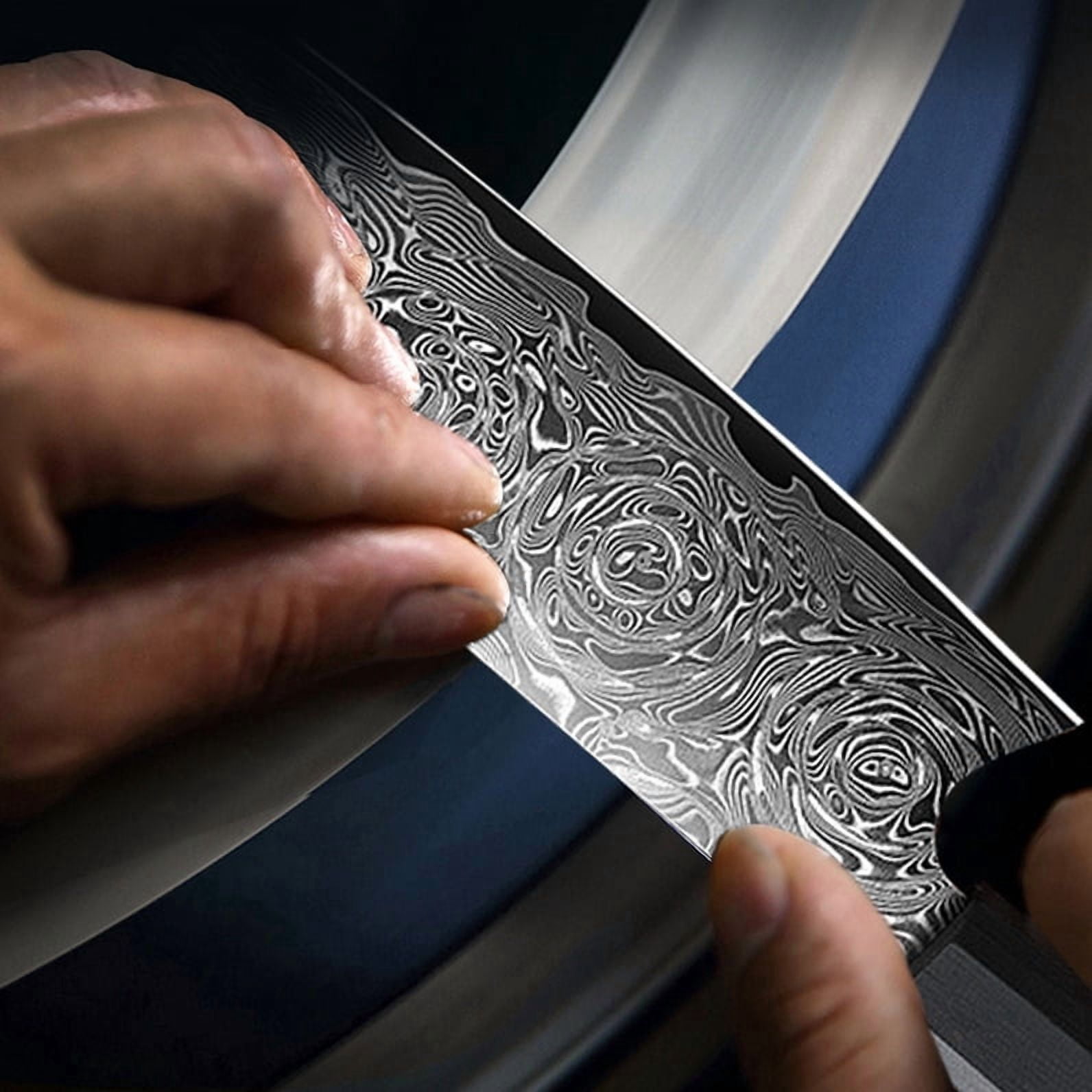 Japanese VG10 Damascus Steel Chef Knife Set, with Gift Box, Ultra Sharp Cooking Cutlery for Home Use