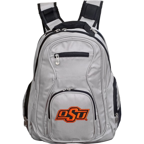 NCAA Oklahoma State Cowboys Voyager Laptop Backpack 19 inches Grey