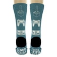 thumbnail image 5 of ThisWear Game Themed Gifts for Gamers I'm Playing Video Games Hidden Message Socks 2-Pairs Novelty Crew Socks, 5 of 5