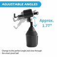thumbnail image 5 of Phone Holder Cup Mount Universal Adjustable Car Water Cup Mobile Phone Stand 360 Degree Rotatable Holder For Apple IPhone 11 Pro X XR XS Max 7 8 Plus, 5 of 14