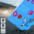 thumbnail image 5 of Dteck Kids Case for Lenovo Tab M10 HD 2nd Generation 10.1 Inch 2020 TB-X306 Tablet, DIY Cute Cartoon Toys for Kids Child Proof Shockproof Shell with Handle Stand,Blue, 5 of 6