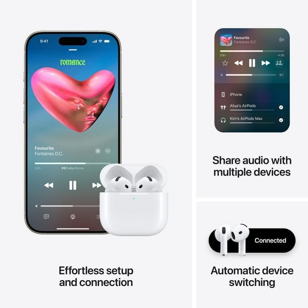 AirPods 4 with Active Noise Cancellation | With AppleCare+