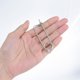 thumbnail image 4 of Uxcell 8-Pack Pin de Seguridad de Pasador en Forma de Broche, Pines de Acero de Resorte M2x45mm, Sujetadores de Broche de Bloqueo Rápido, Clips Retenedores Pesados, 4 of 7
