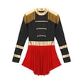 thumbnail image 5 of Vestido de circo para mujer, traje de maestro de ceremonias, disfraz de domador de León, tablas de hombros con flecos, vestido de circo de manga larga con agujero de cerradura, 5 of 5