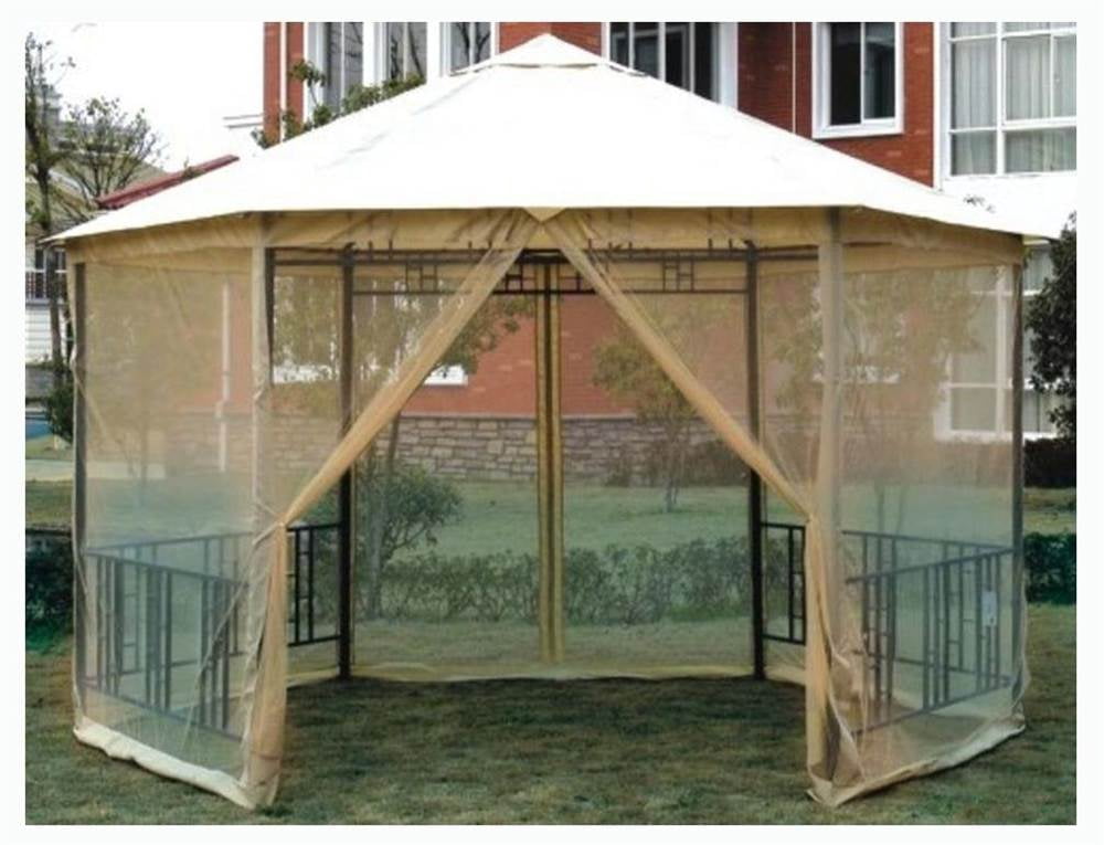 Hexagon Gazebo w Insect Screen 