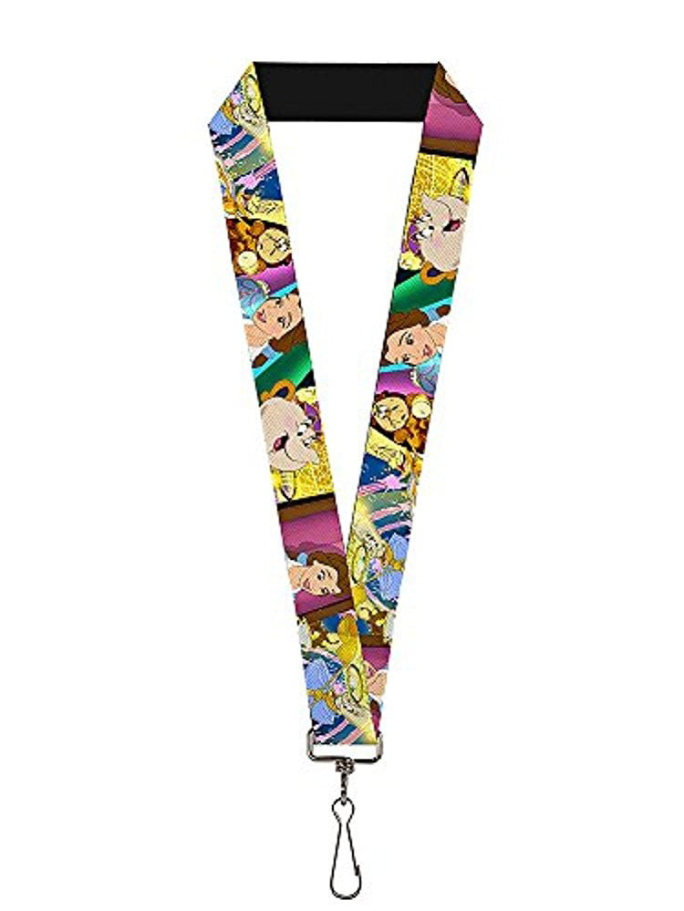Handmade Beauty And The Beast Inspired Lanyard Complete With Safety Release Clip 