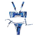 thumbnail image 1 of Conjunto de dos piezas de bikini para mujer con almohadilla en el pecho sin aros Impresión digital Correa sexy Fridja  nalpqowj57297, 1 of 9
